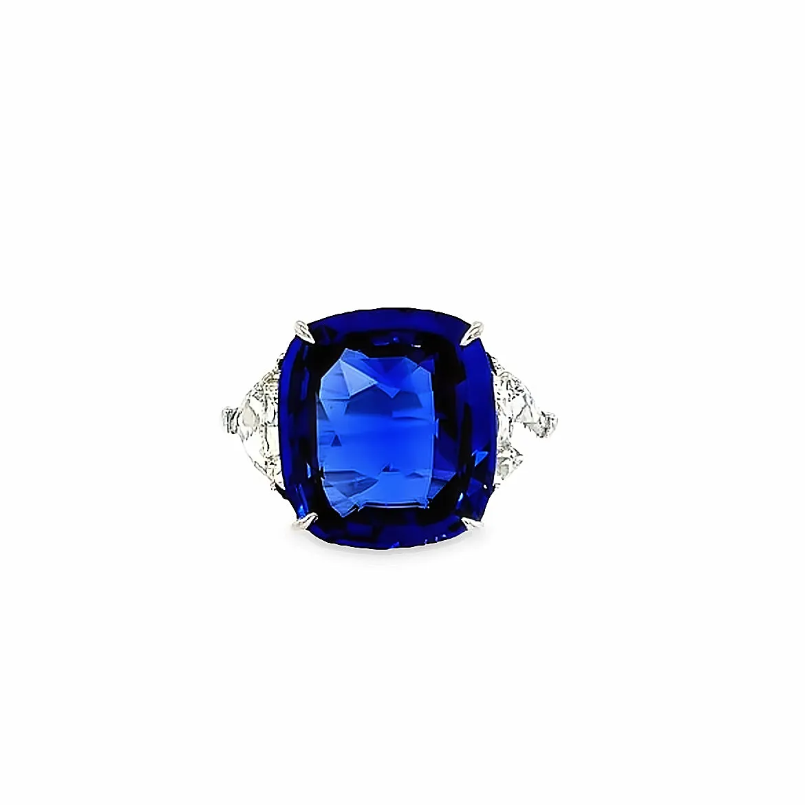 15.03CT Sapphire and Diamond Ring