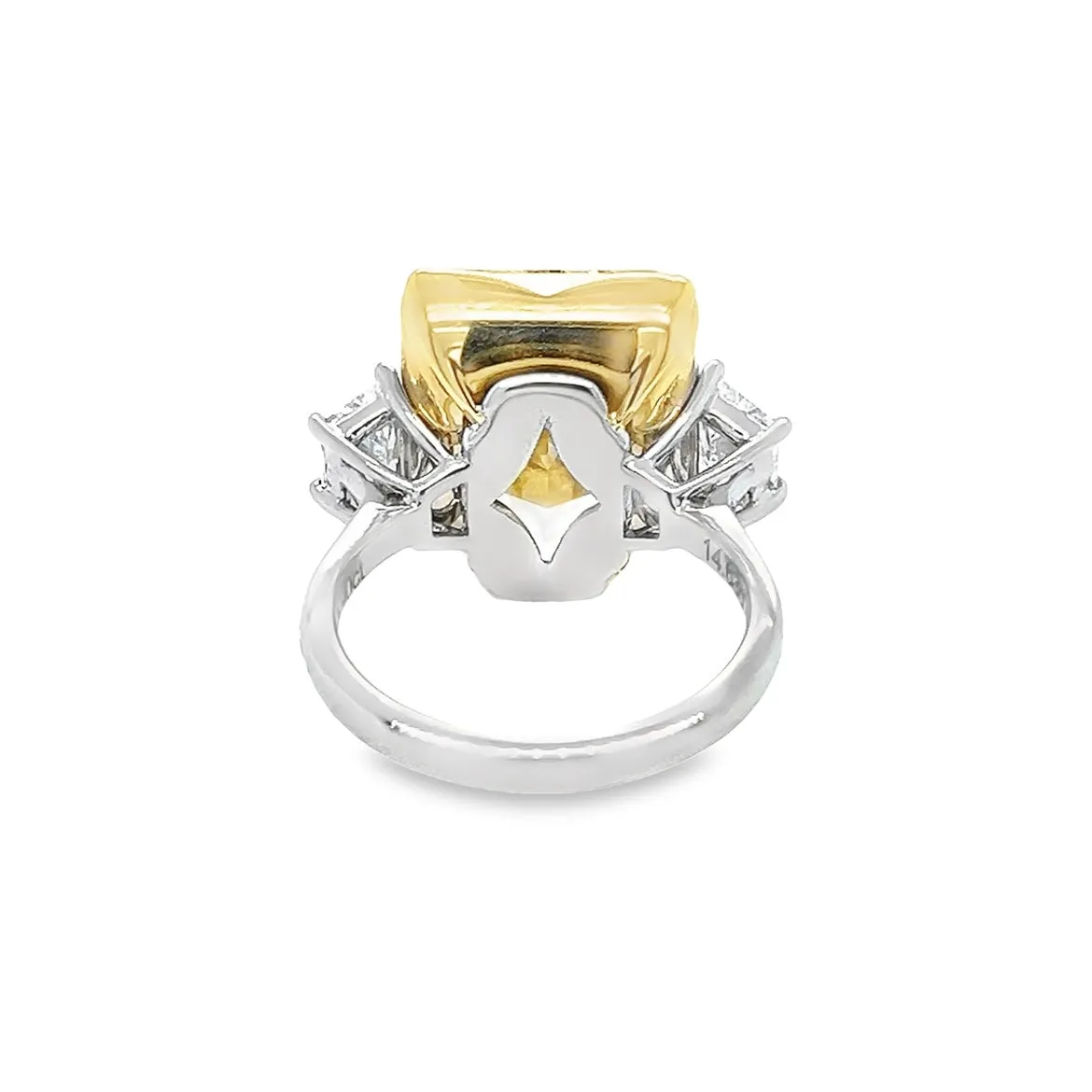 15CT Fancy Yellow Diamond Ring