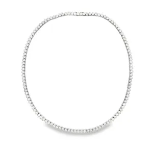 27.60CT 3-Prong Diamond Opera Necklace