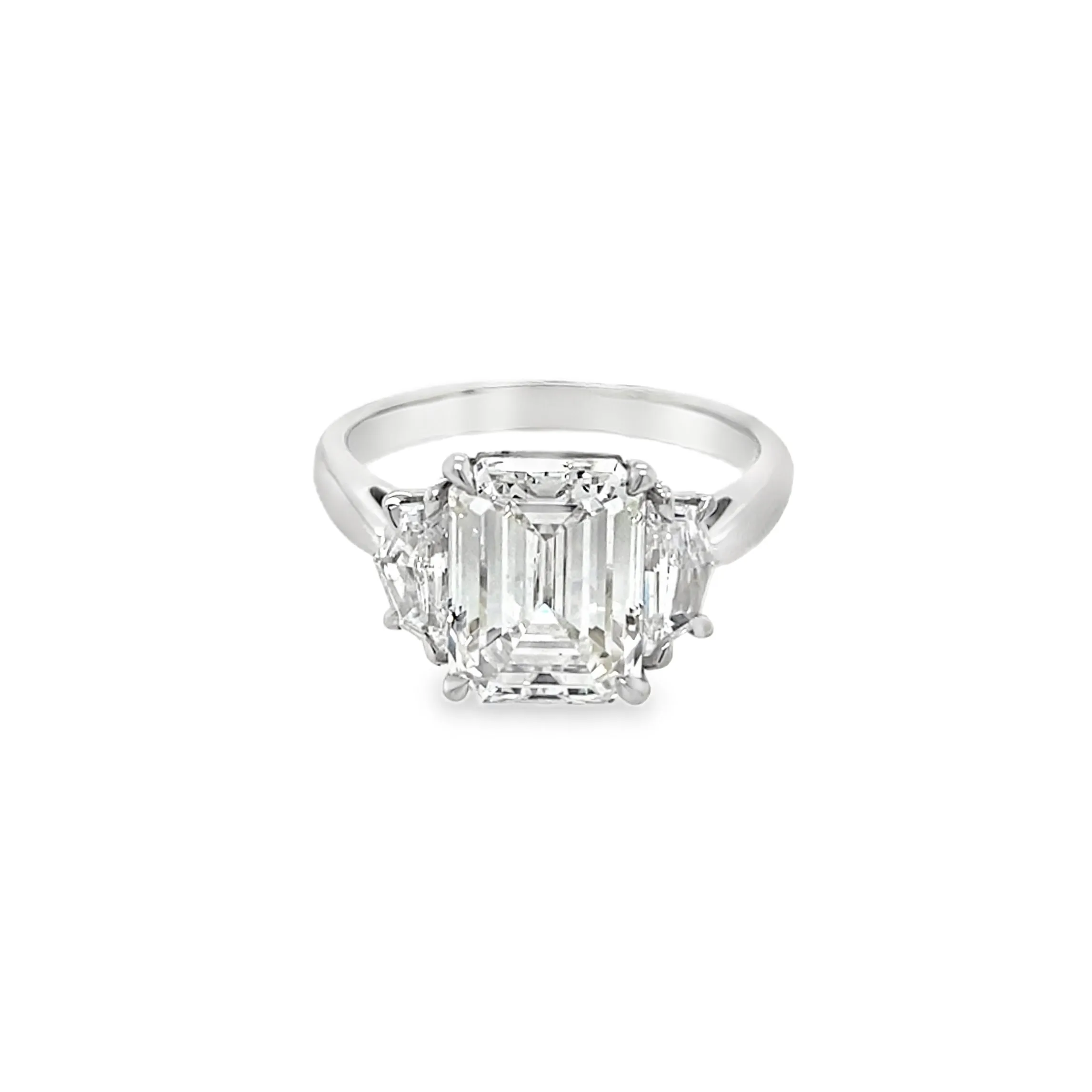 3.01CT Emerald Cut Diamond Ring