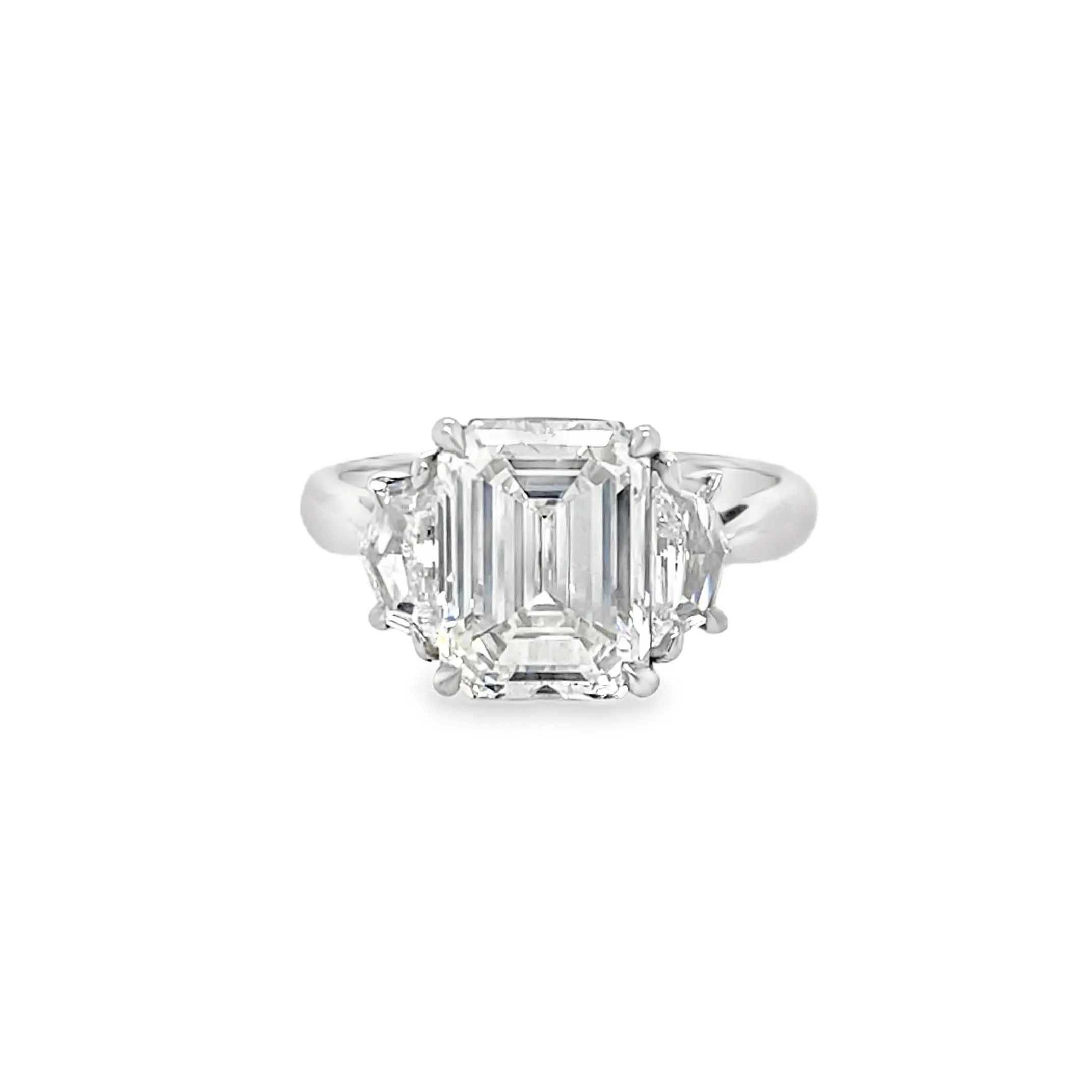 3.01CT Emerald Cut Diamond Ring