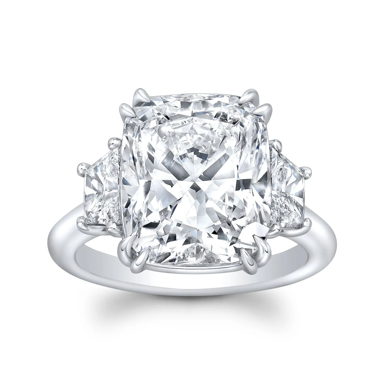 8.02CT Cushion Cut Diamond Ring