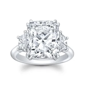 8.02CT Cushion Cut Diamond Ring