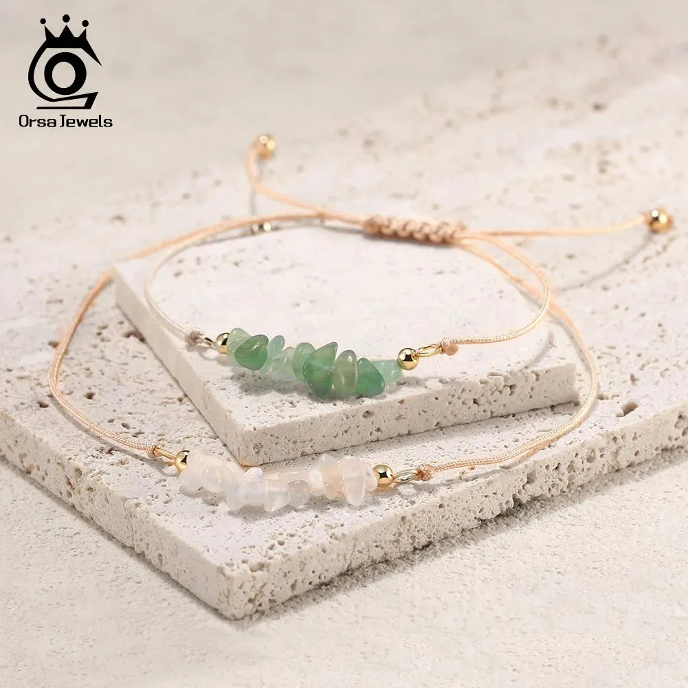 925 Sterling Silver Natural Gemstones Bracelet for Women