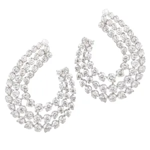 Amber Diamond Earrings