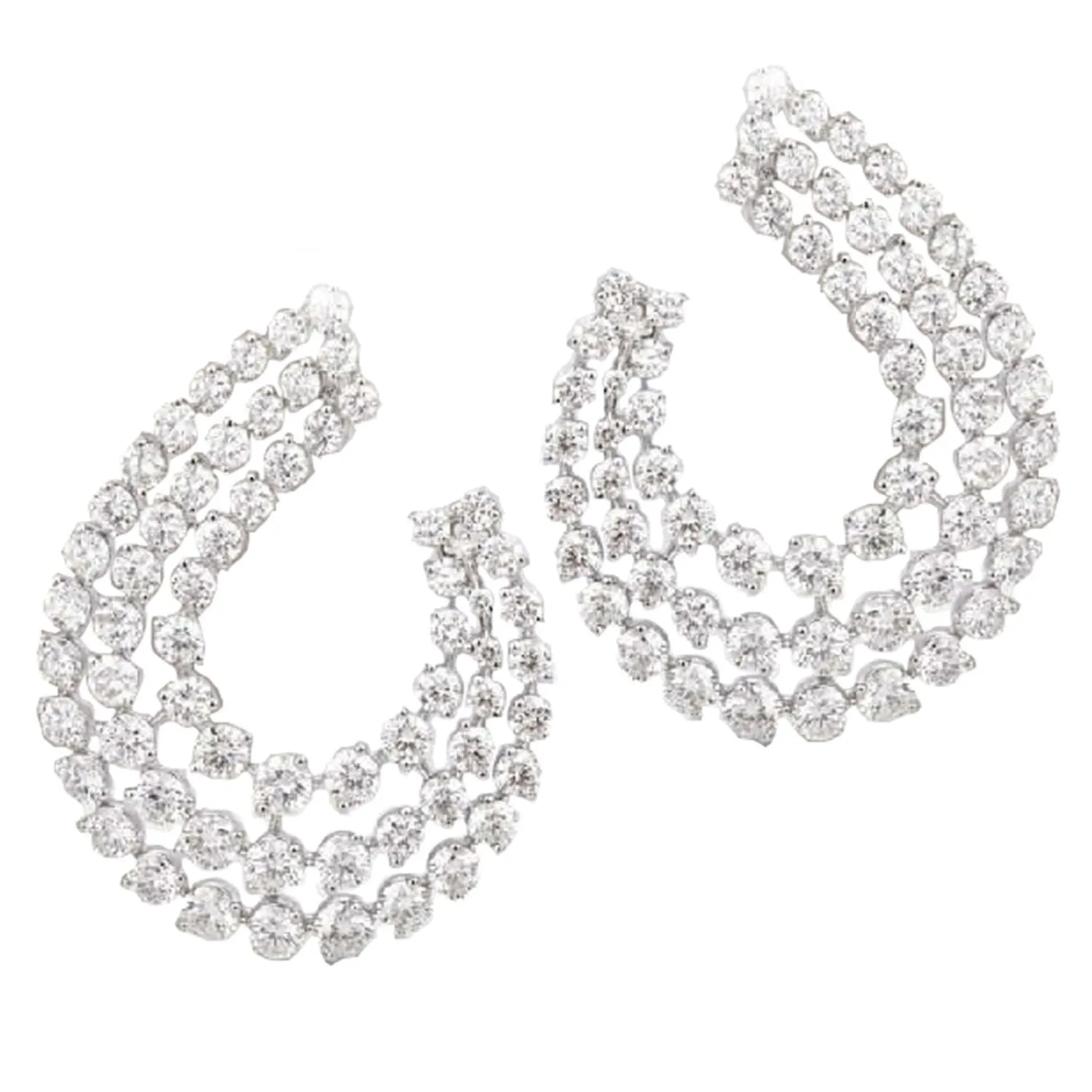 Amber Diamond Earrings