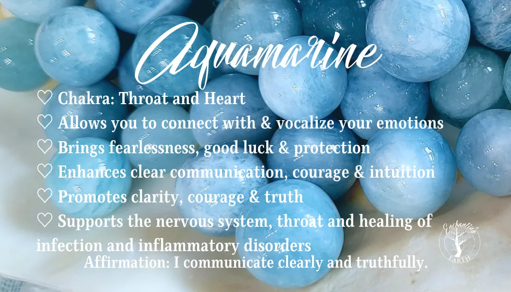 Aquamarine Bracelet (AAA Grade) for Calm Communication