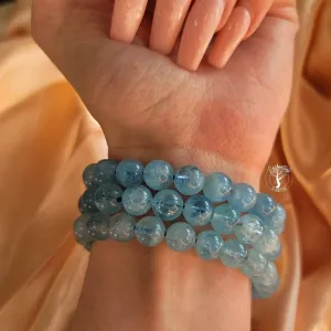 Aquamarine Bracelet (AAA Grade) for Calm Communication