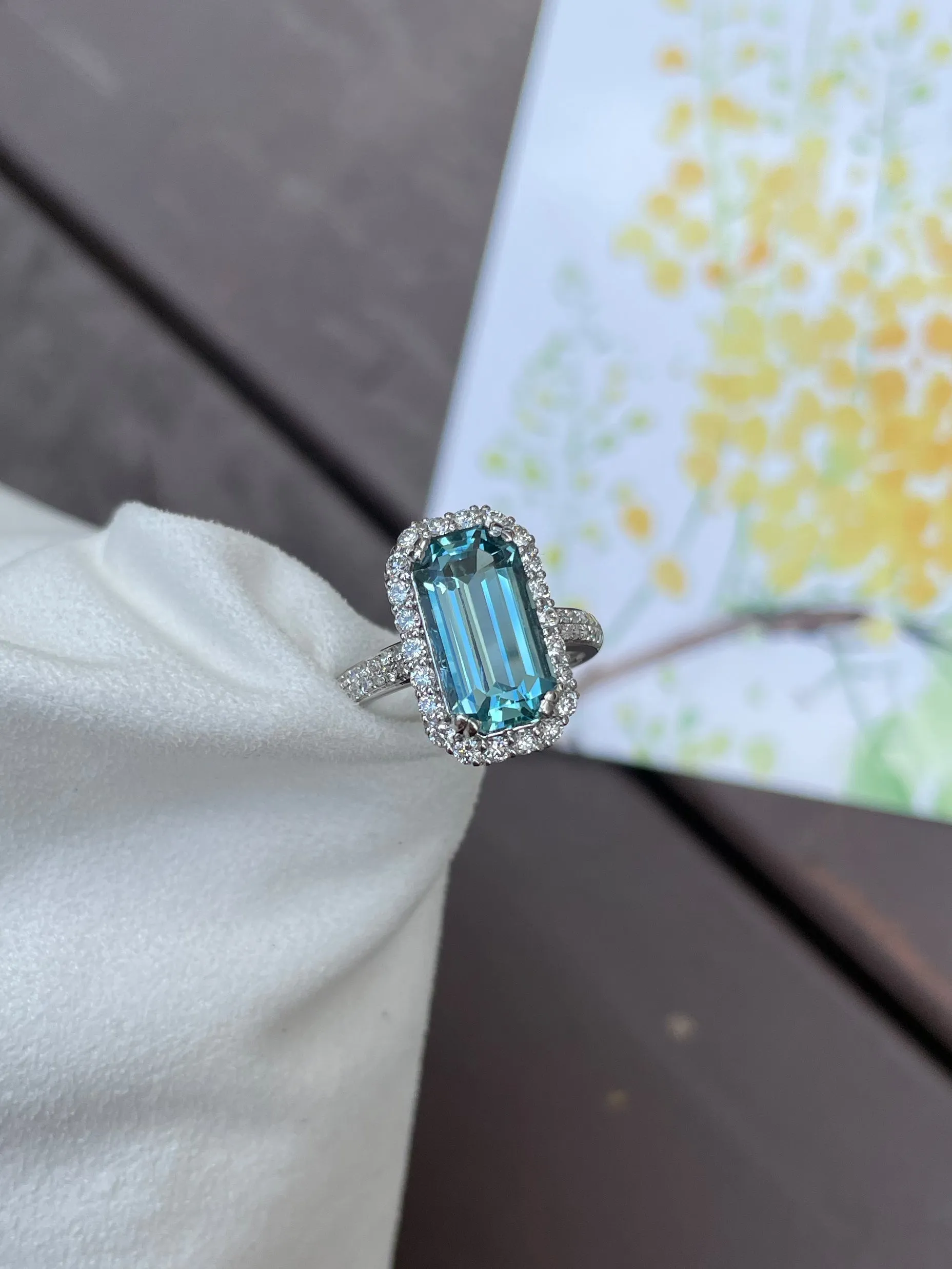 Aquamarine Ring - 3.7CT (NJR026)