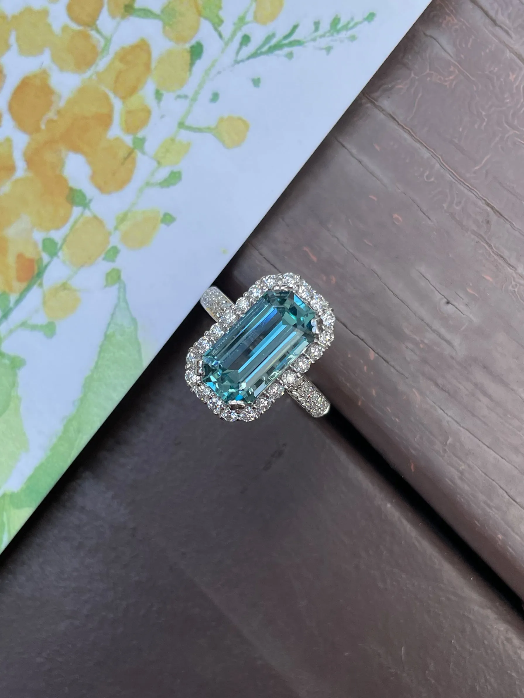 Aquamarine Ring - 3.7CT (NJR026)