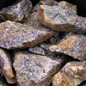 Chevron Amethyst, Morocco, Rough Rock, 50 lb lot Chevron Amethyst, Morocco, Rough Rock, 50 lb lot
