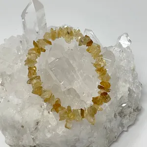 Citrine Chip Bracelet 3-Piece Set