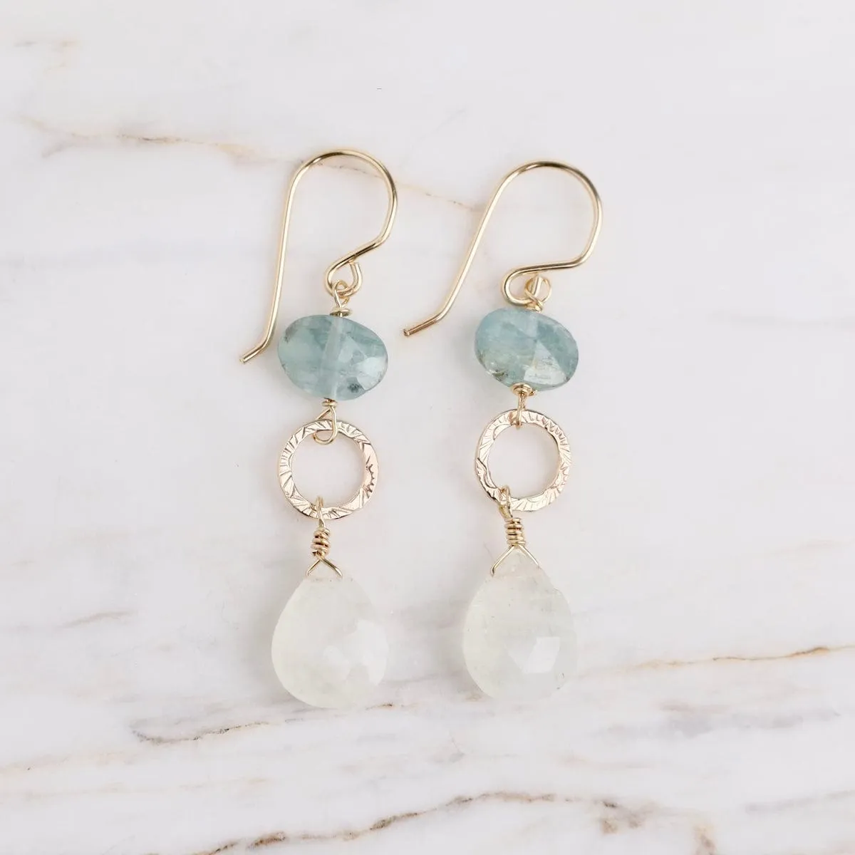 Gemstone Rebirth Earrings
