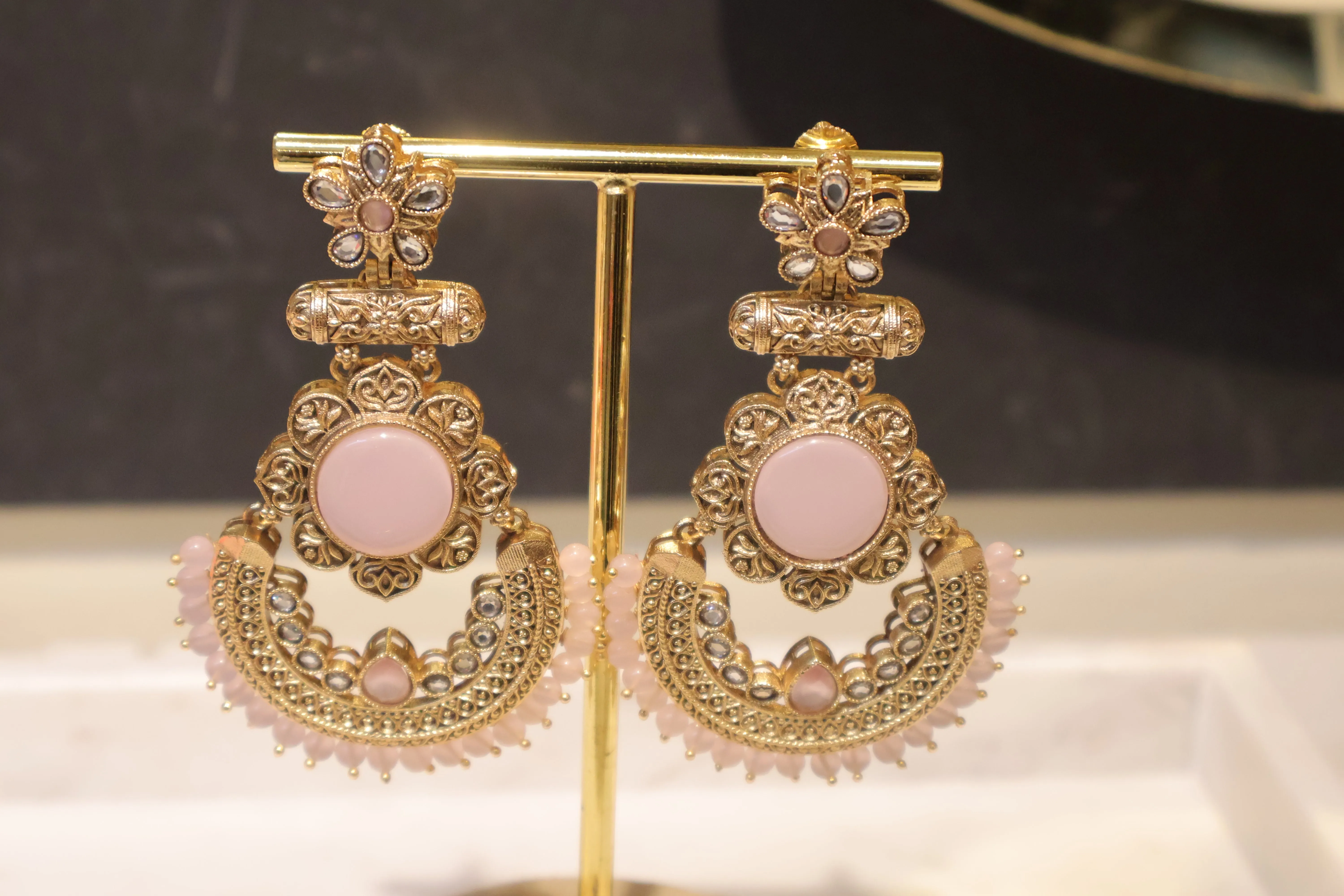 Gold Plated Long Earring
