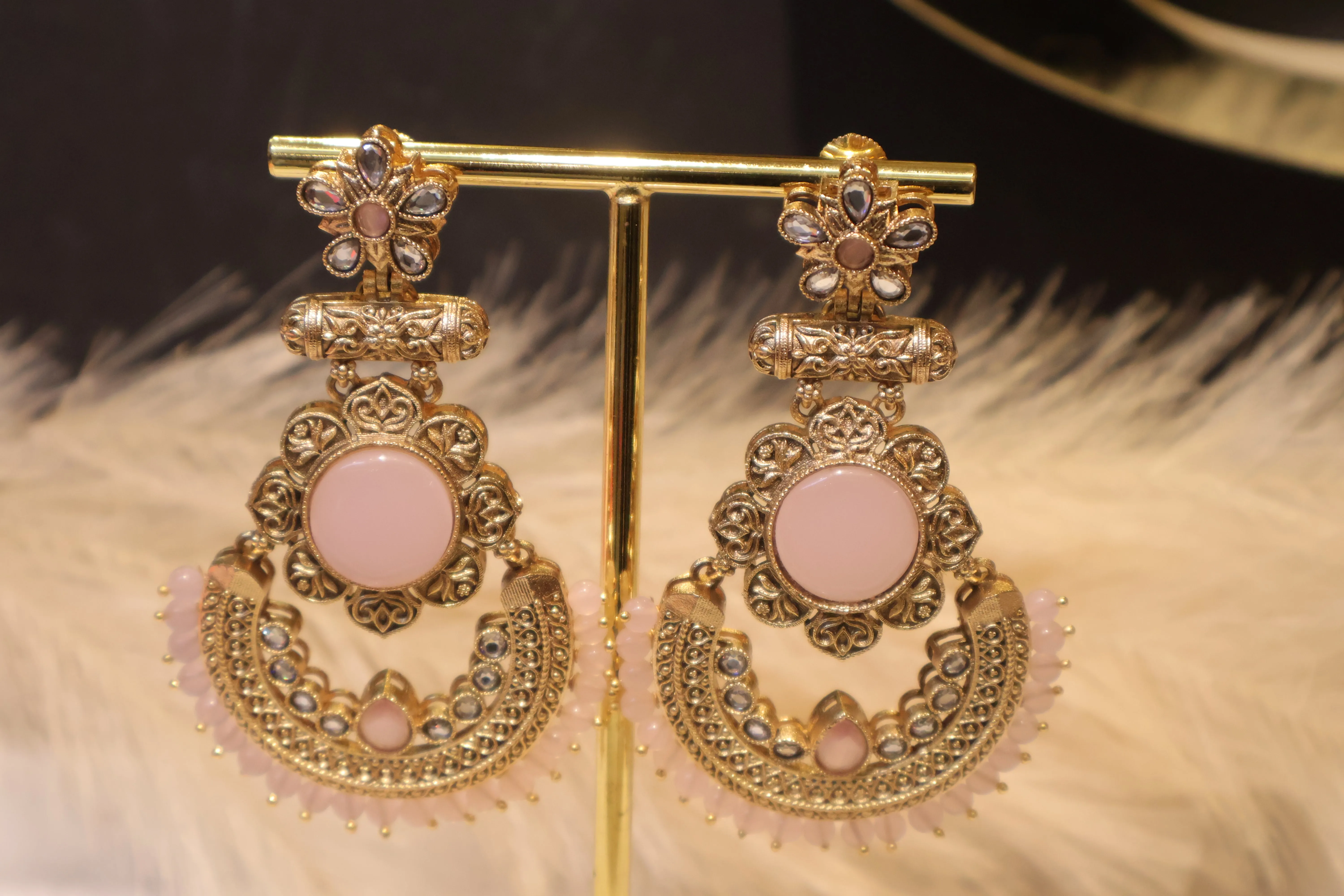Gold Plated Long Earring