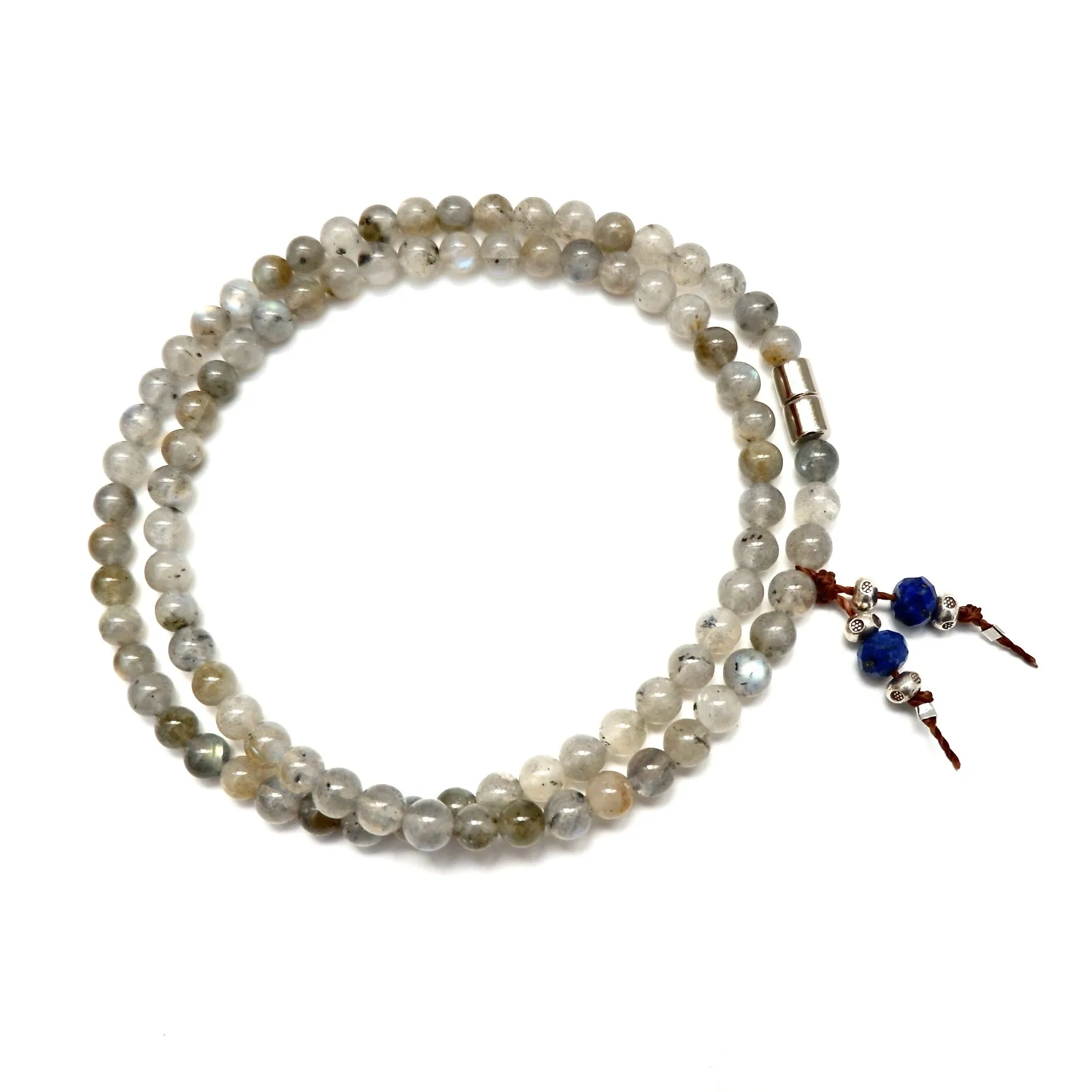 labradorite magnet mens necklace