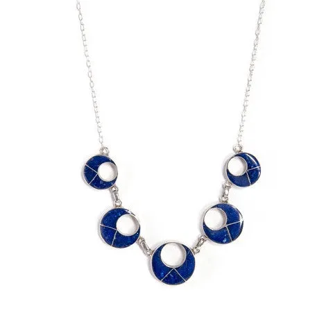 Lapis Lazuli Kukuyu Necklace | Artisan Jewelry | Inspired by the Andes