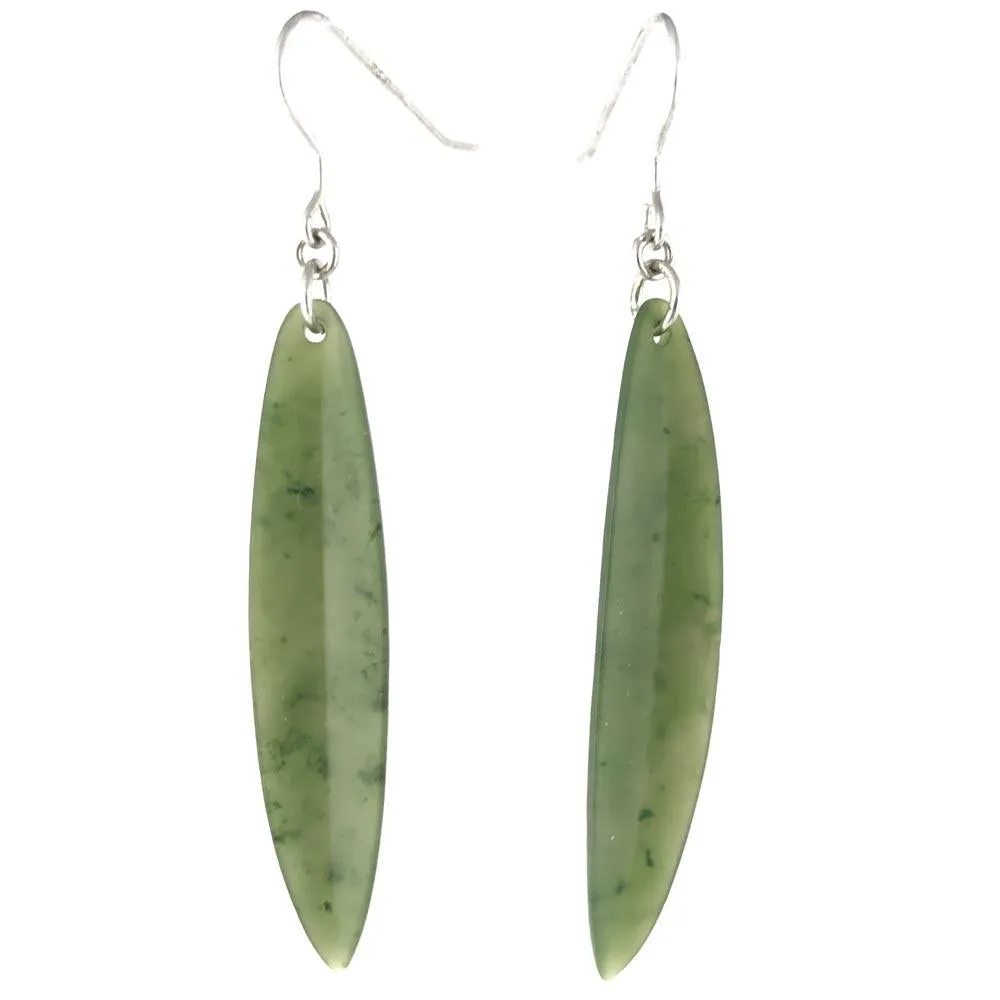 Long Leaf Earrings, 9x54mm