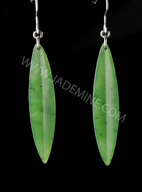 Long Leaf Earrings, 9x54mm