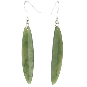 Long Leaf Earrings, 9x54mm