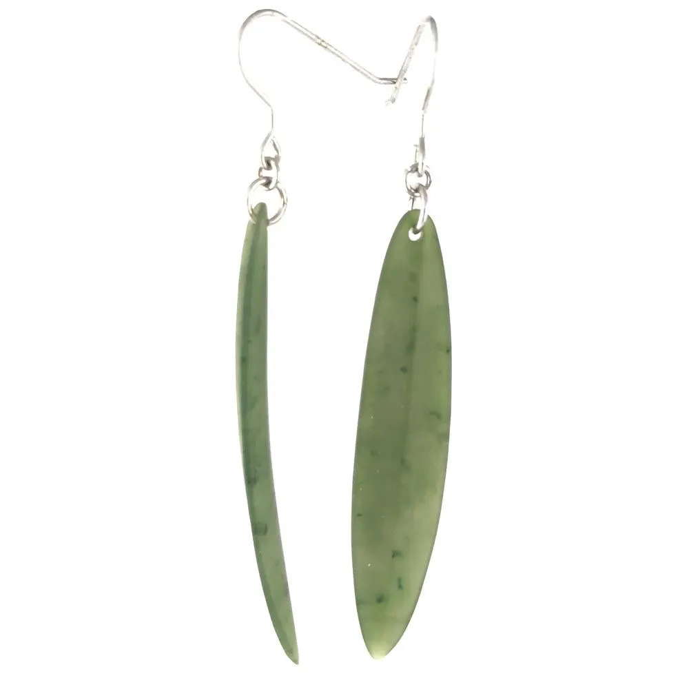 Long Leaf Earrings, 9x54mm