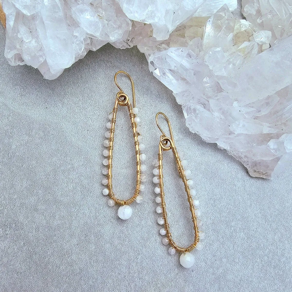 Moonstone Earrings #1490