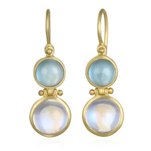 Moonstone Hinge Earrings