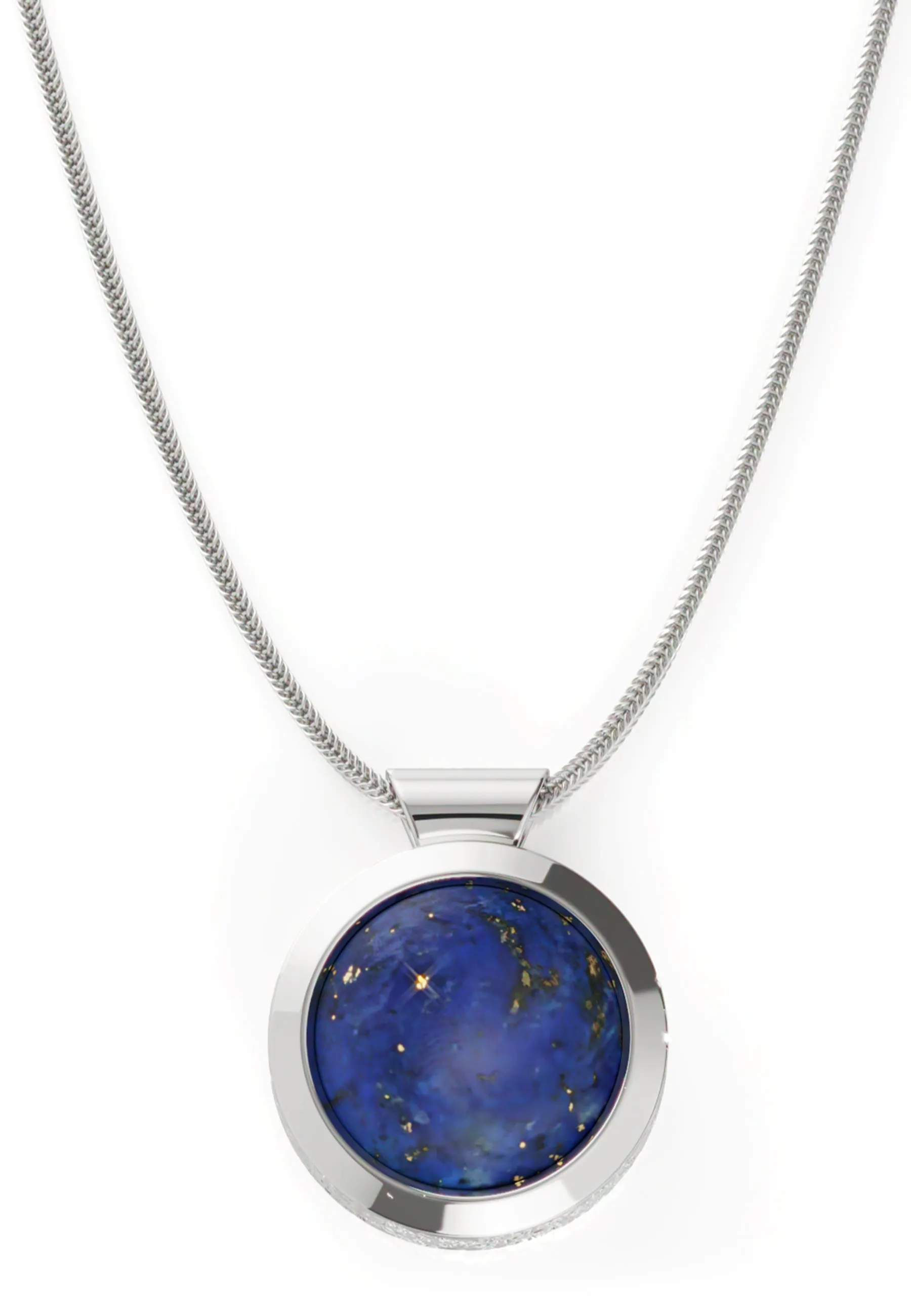 Ovalis Halskette Lapislazuli