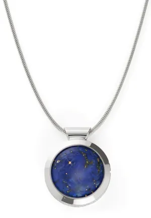 Ovalis Halskette Lapislazuli