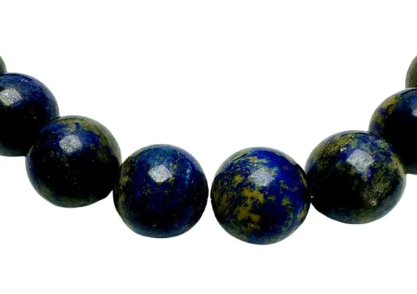 Silver Lapis Lazuli Beads Necklace