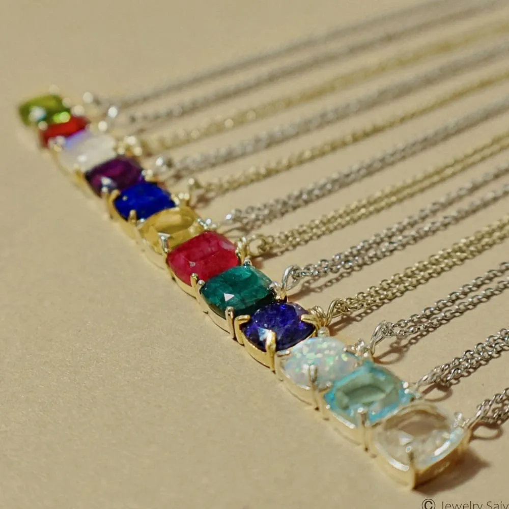 The Ashlynn Custom - Birthstone Family Necklace
